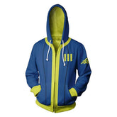 TV Fallout 2024 Hoodie Vault #111 3D Printed Zip Up Sweatshirt Halloween Carnival Suit